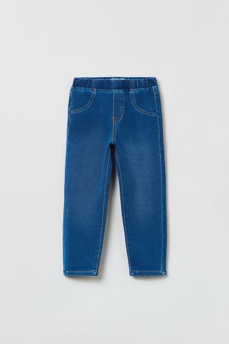 OVS παιδικό τζην παντελόνι με ελαστική μέση (3-10 ετών) - 001596237 Denim Blue 9-10Y